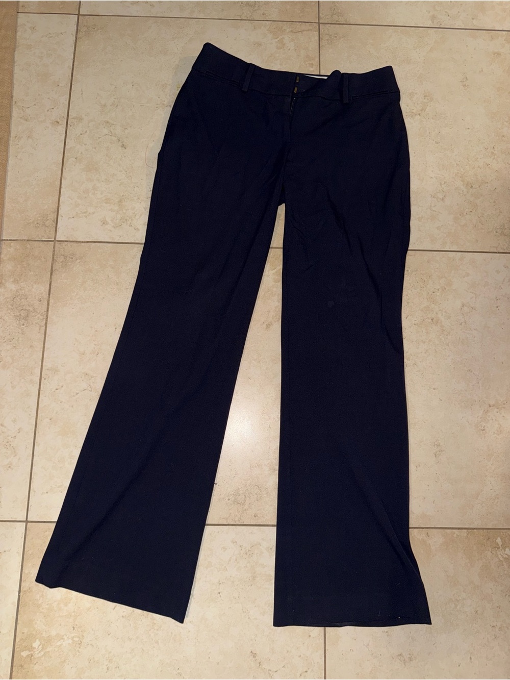 Classic Women's wide leg Navy Dress Pants
